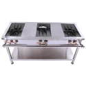 Commercial Kitchen 3-6 Burners Flat Top Gas Stove