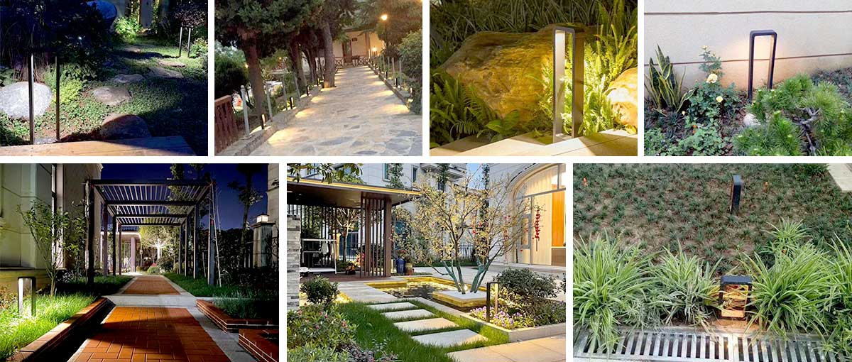 Simple design aluminum waterproof outdoor LED garden path lights