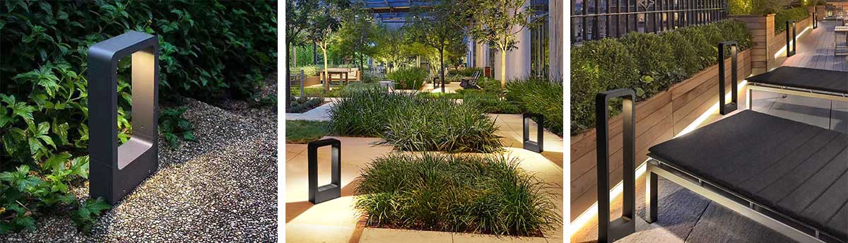 Simple design aluminum waterproof outdoor LED garden path lights