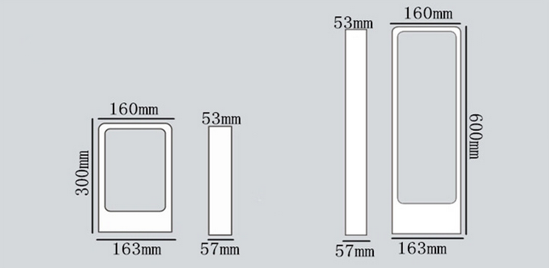 Simple design aluminum waterproof outdoor LED garden path lights