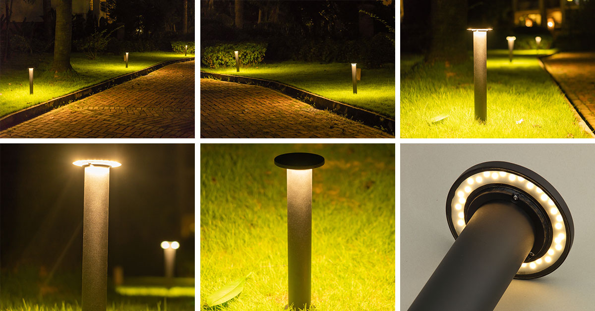 Modern Landscape Aluminum Material IP65 Outdoor SMD2835 LED Lawn Light and Pole Light
