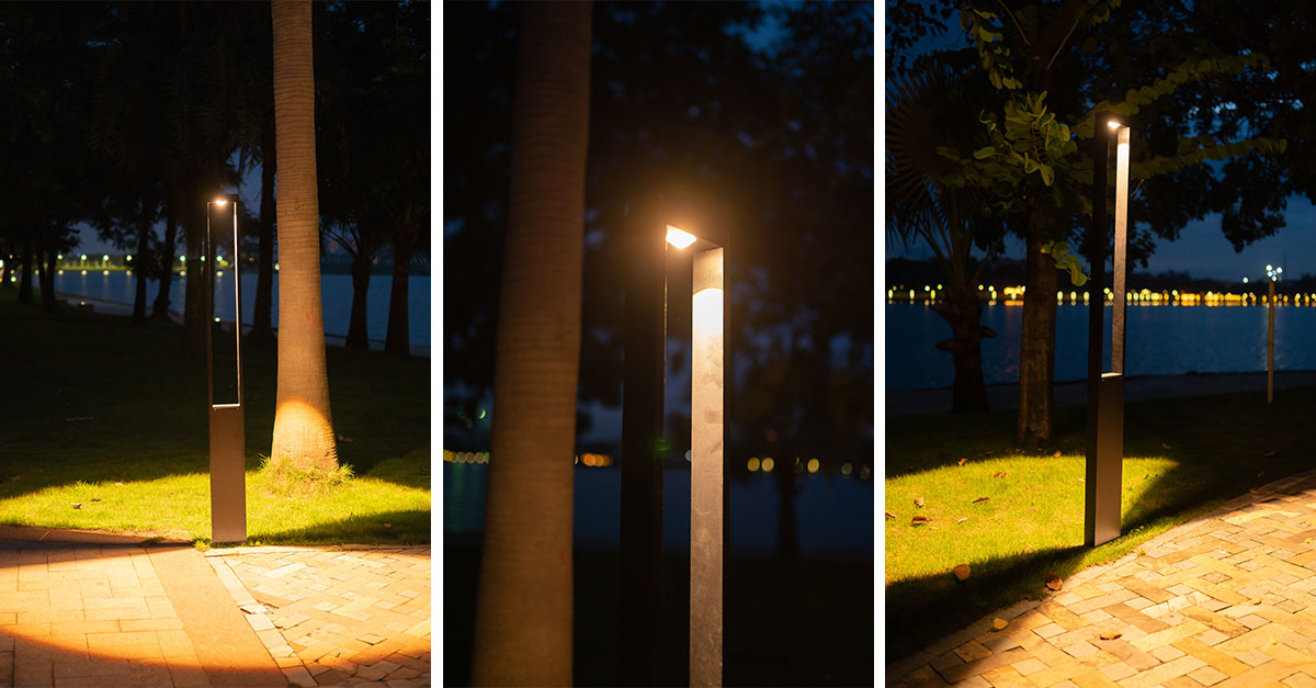 Hot Sale Aluminium IP65 Square Waterproof LED lawn lamp