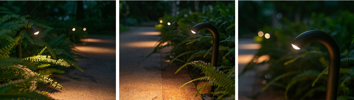 Unique and Villa Design Hosepipe Shape IP65 Aluminum LED Lawn Light LED Bollard Light