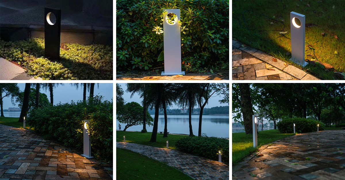 European Style Villa Landscape Garden IP65 Aluminum White LED Lawn Light LED Bollard Light