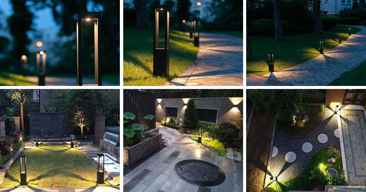 Aluminum Square Design COB LED Light Decorating Garden Light Lamp LED