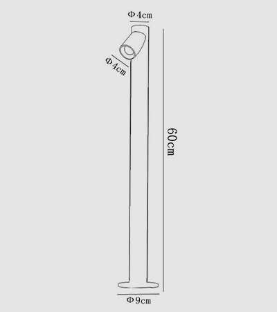 Foshan Original Design Landscape Garden IP65 Aluminum Coffee LED Lawn Light LED Bollard Light