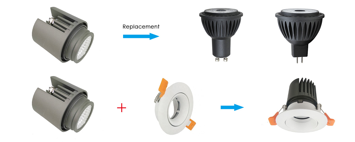 High CRI 20W Triac 0-10V Dimmable COB Module Spotlight