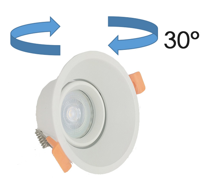 High Quality Round Recessed Light Frame and Ceiling Spot Light Housing