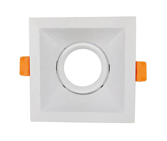 Aluminium Square LED Downlight Housing GU5.3 MR16 GU10 Lamp Frame