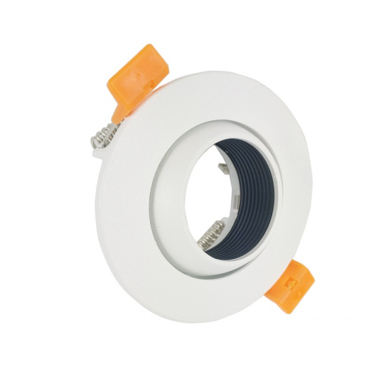 Aluminium Cutout 80mm Recessed Adjustable Gu10 Spotlight Frame