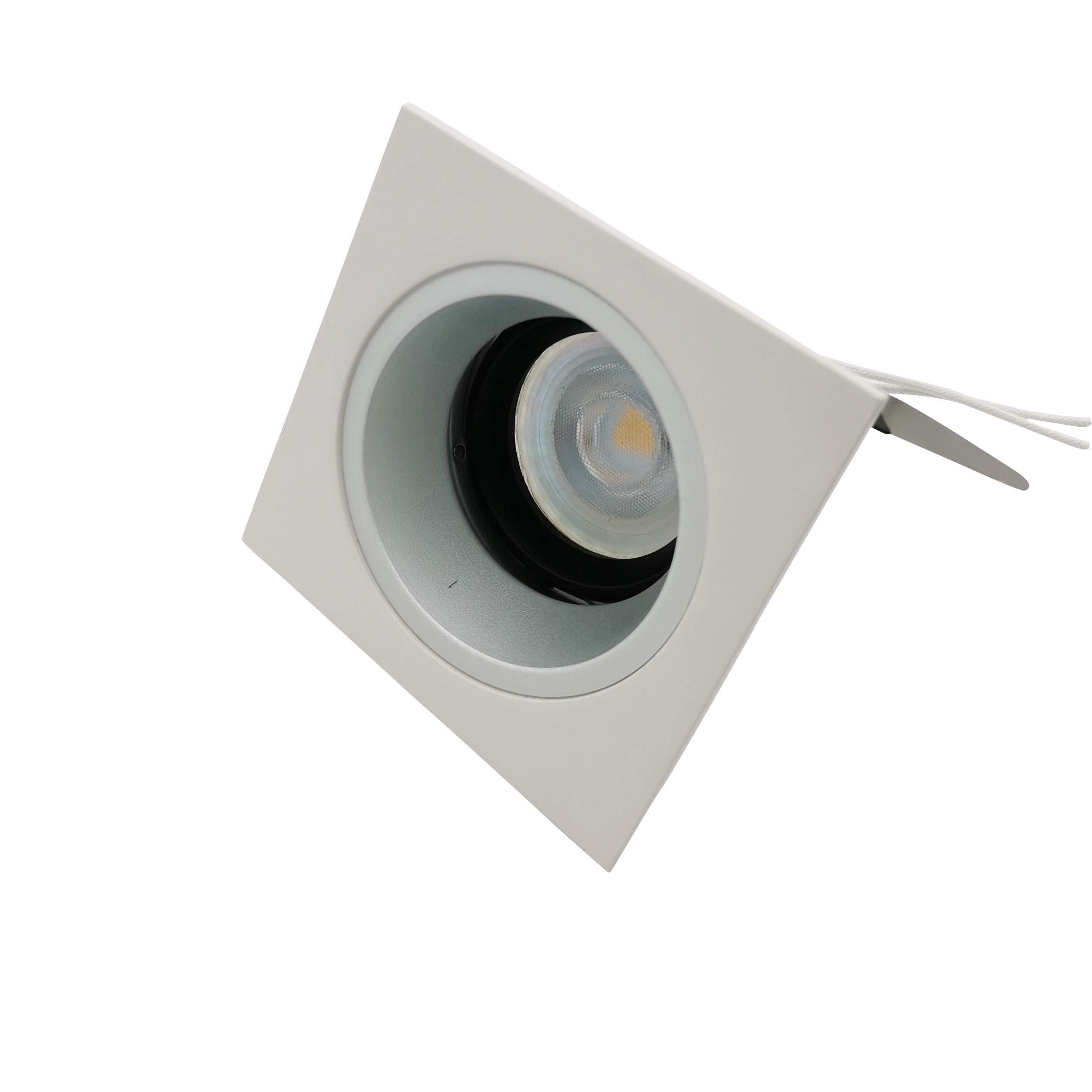 Residential and Home Easy Replacement Square Aluminium Titl GU10 MR16 led downlights