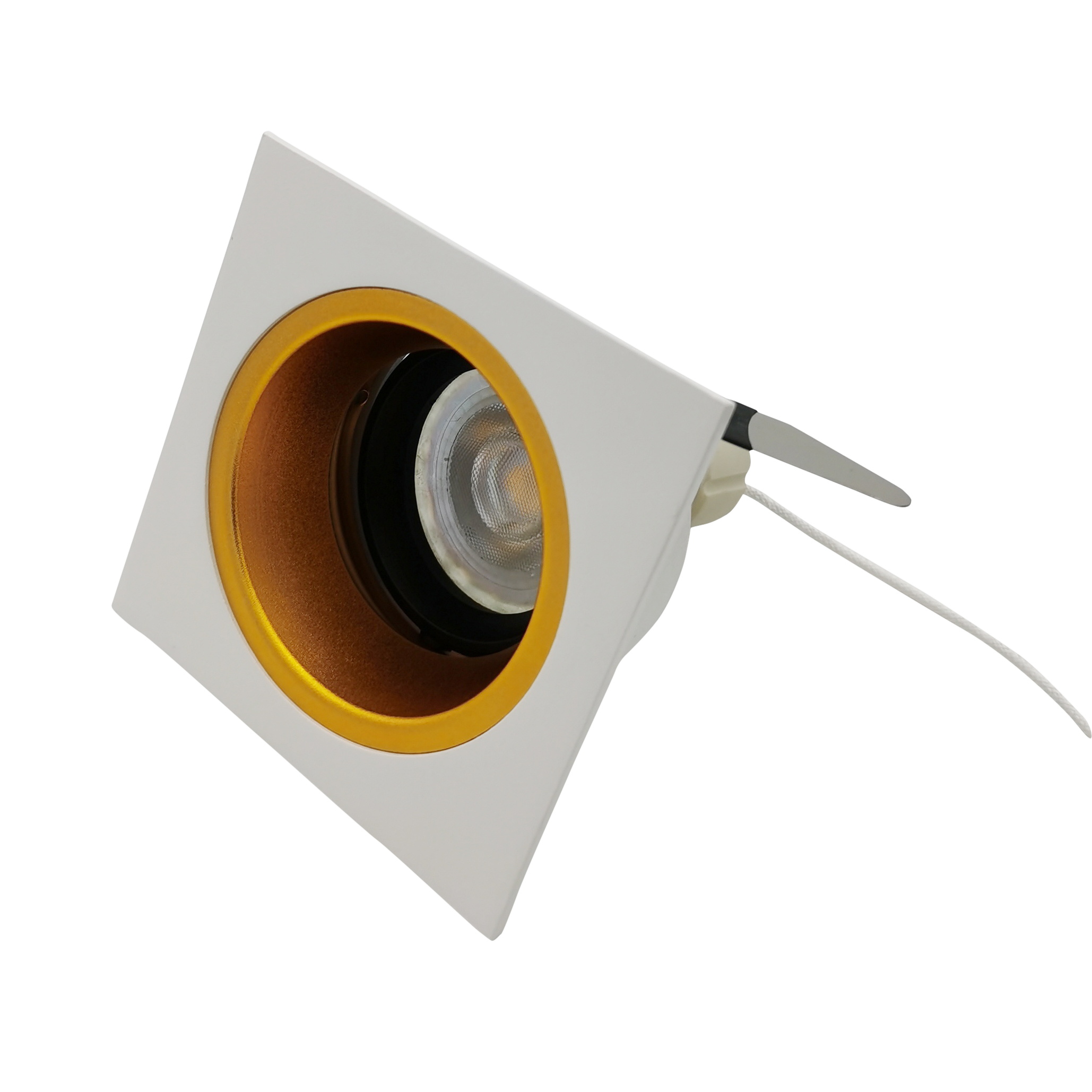 Residential and Home Easy Replacement Square Aluminium Titl GU10 MR16 led downlights