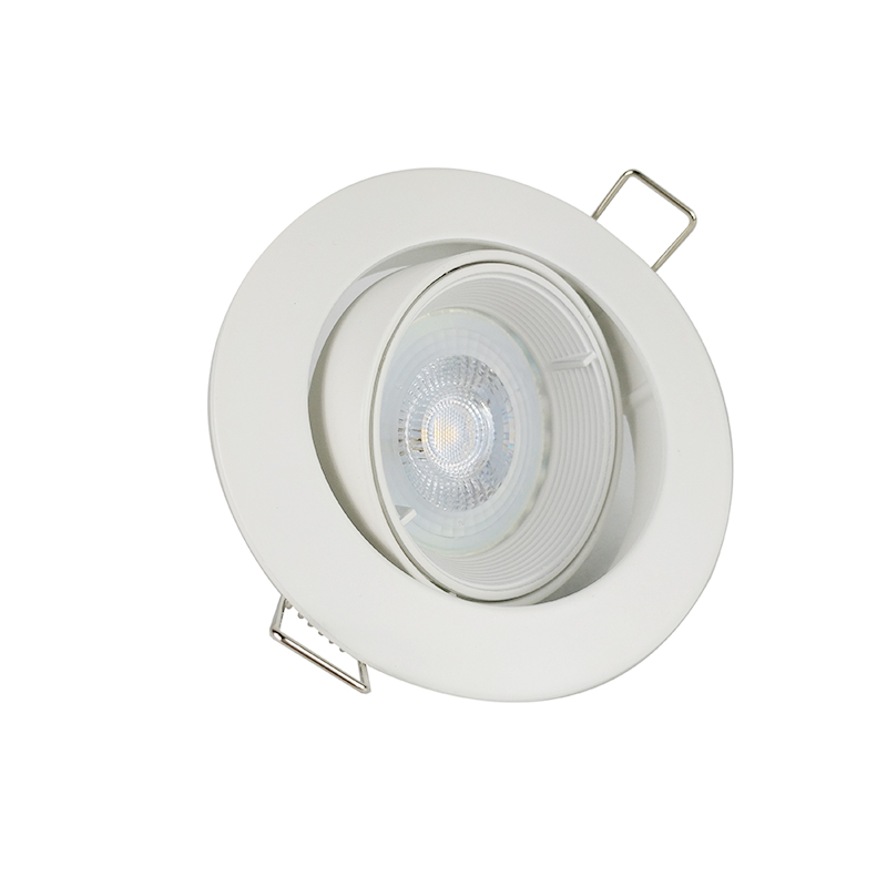 Tilt Adjustable Round Front change Bulb Easy installation Downlights Fixtures GU10 MR16 Spot Lights Housing