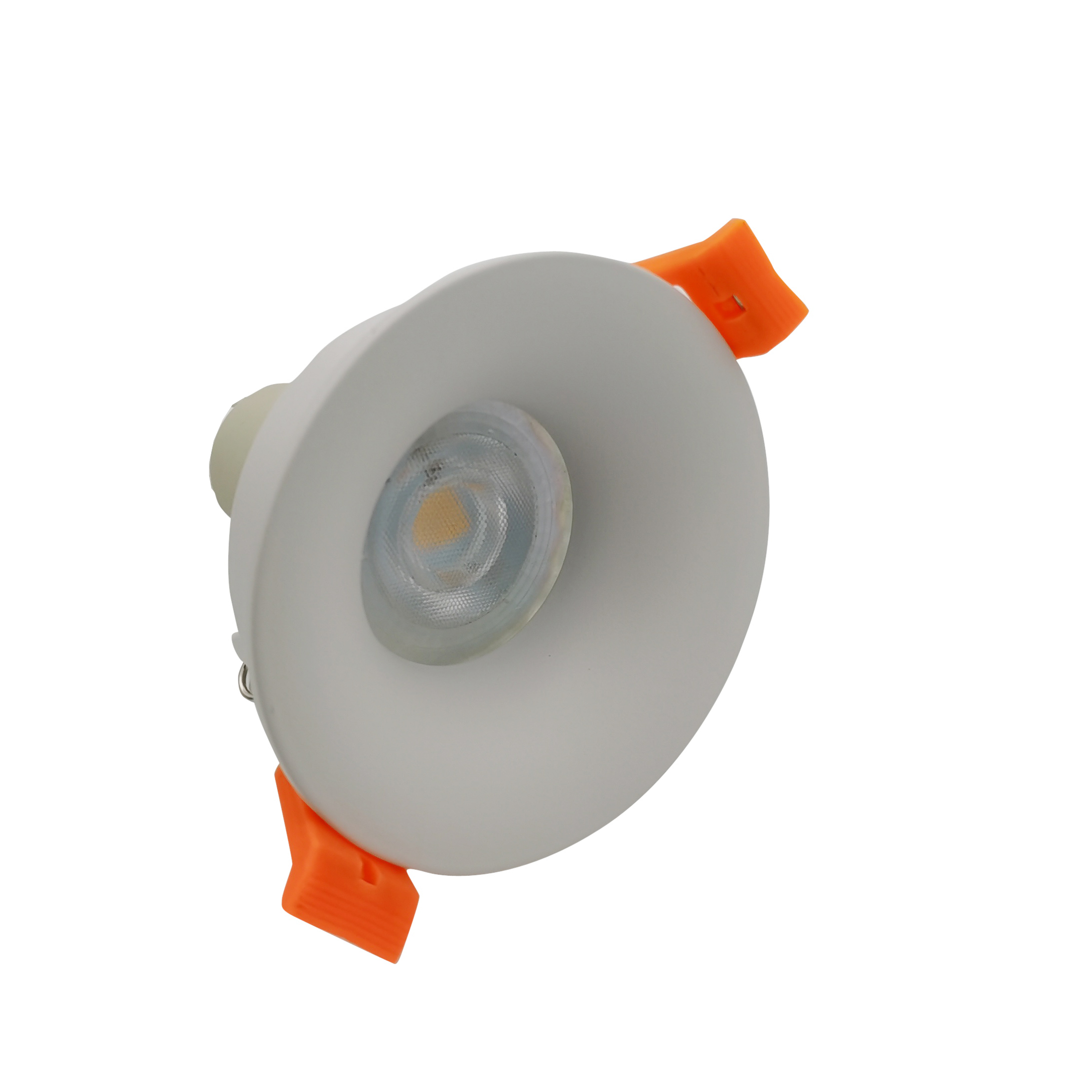 Outcut 75mm White and Black Non-Adjustable Round GU 10 Downlight