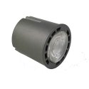 Round Aluminium 50mm Hight Dimmable 7 watt LED Downlight 7W GU10 MR16 Replacement Led Module