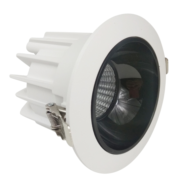 Aluminium CRI90 7W 12W 18W 20W 30W 40W Dimmable Led COB Downlight