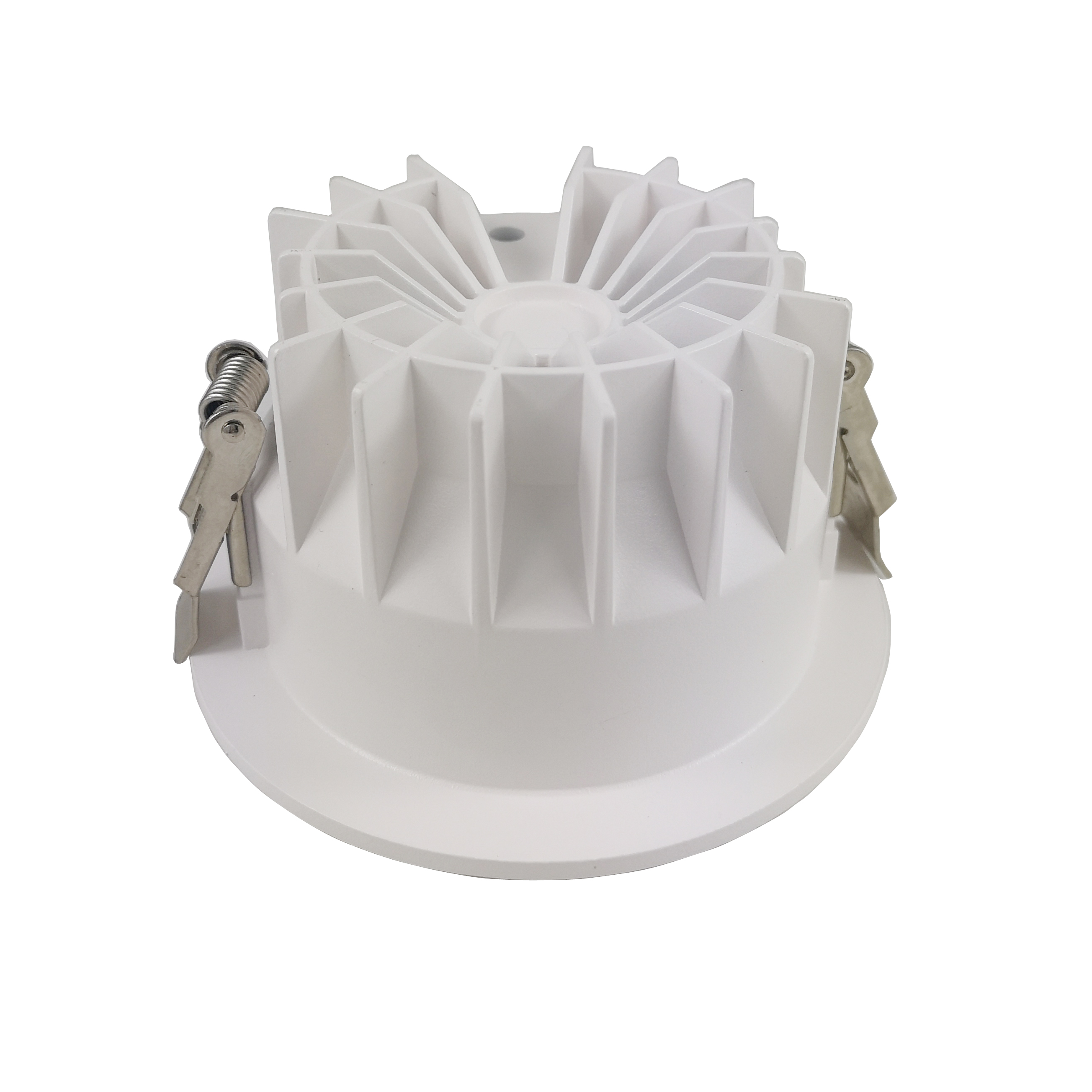 Round Aluminium 10w 20w 30w 40w 50w non-dimmable and Triac or DALI Dimmable Aluminium Fixed COB LED Recessed Downlight