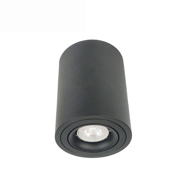 12W Aluminium Round Adjustable CRI90 110V-130V or 220-240V Cylinder Surface Ceiling Downlight