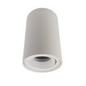 Aluminum Adjustable Cylinder Dia 80mm White Black LED or GU10 Surface Mount Spotlight