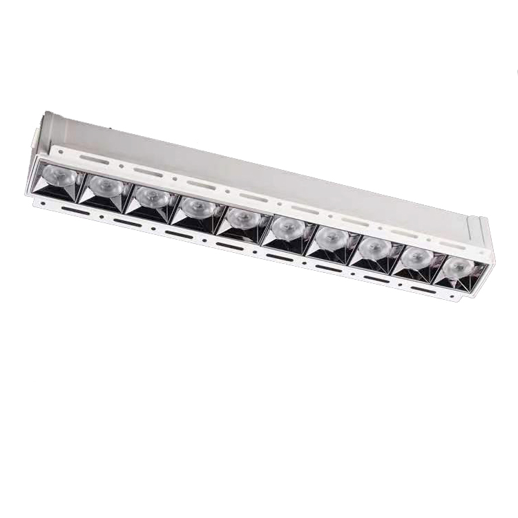  Embedded Recessed Trimless 3W 9W 12W 15W 27W 30W LED Grille Downlight and Linear Light