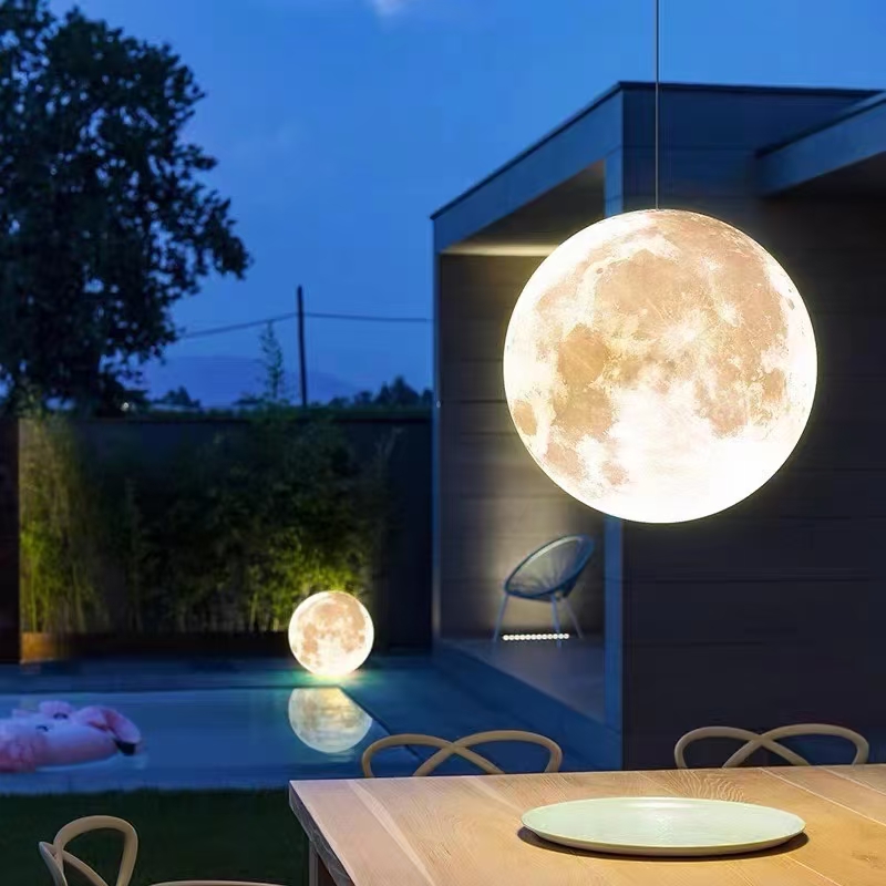 Outdoor Home Garden LED Spike Light Ball Light Moon Light Pendant Light