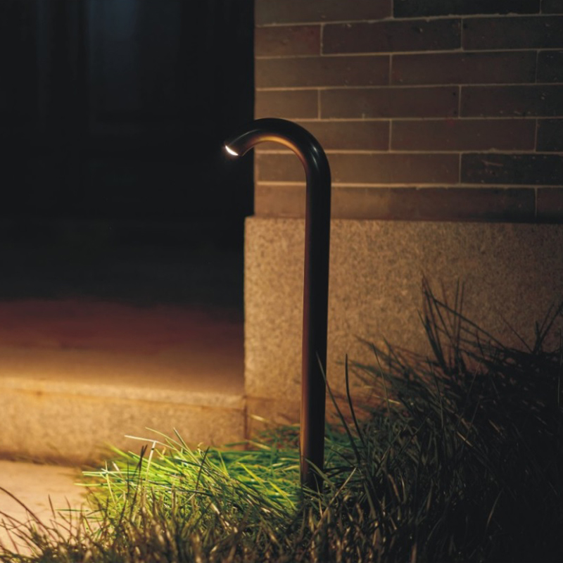 Courtyard Tape Shape IP65 Copper Antique Bronze LED Garden Light Lawn Light