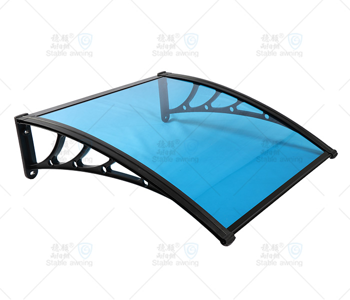 Window & Door Canopy with Solid Board and Plastic Brackets