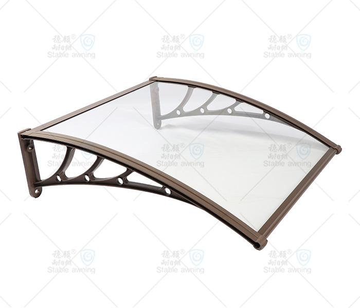 Window & Door Canopy with Solid Board and Plastic Brackets