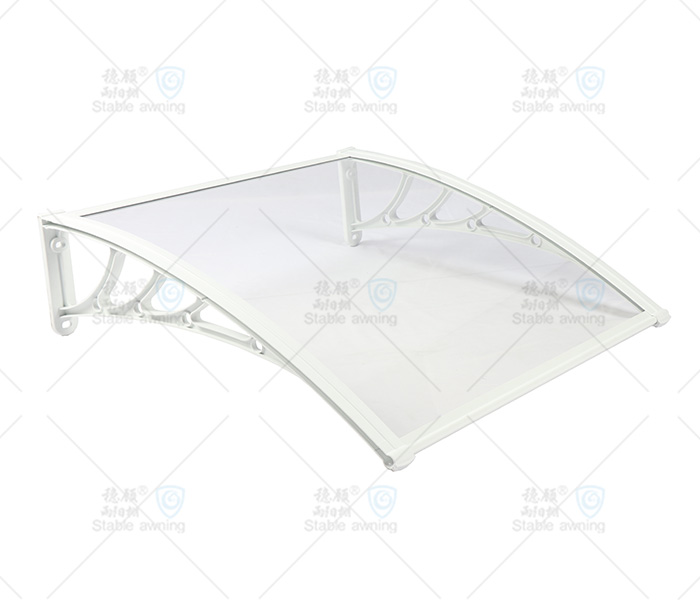 Window & Door Canopy with Solid Board and Plastic Brackets