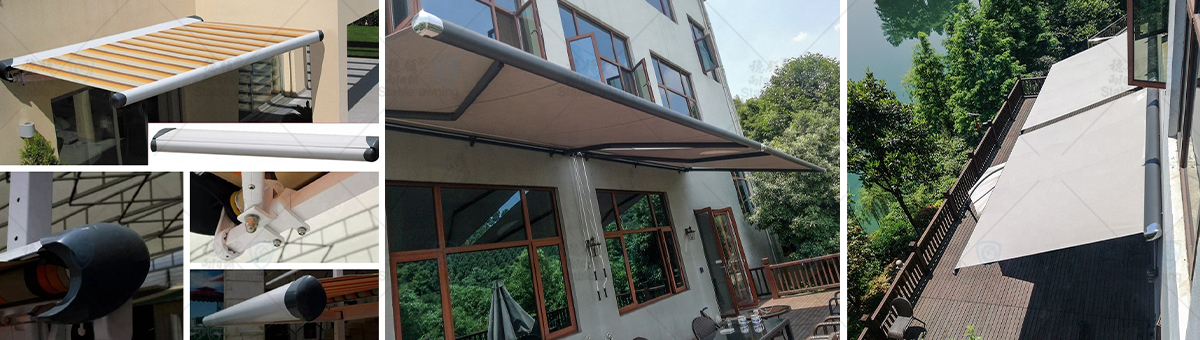 Half Cassette Retractable Awning