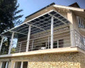 Mr. Marton, from Hungary, ordered one terrace canopy from us for his terrace in February.