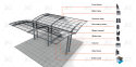 Y Joint Carport or Batteryfly Carport