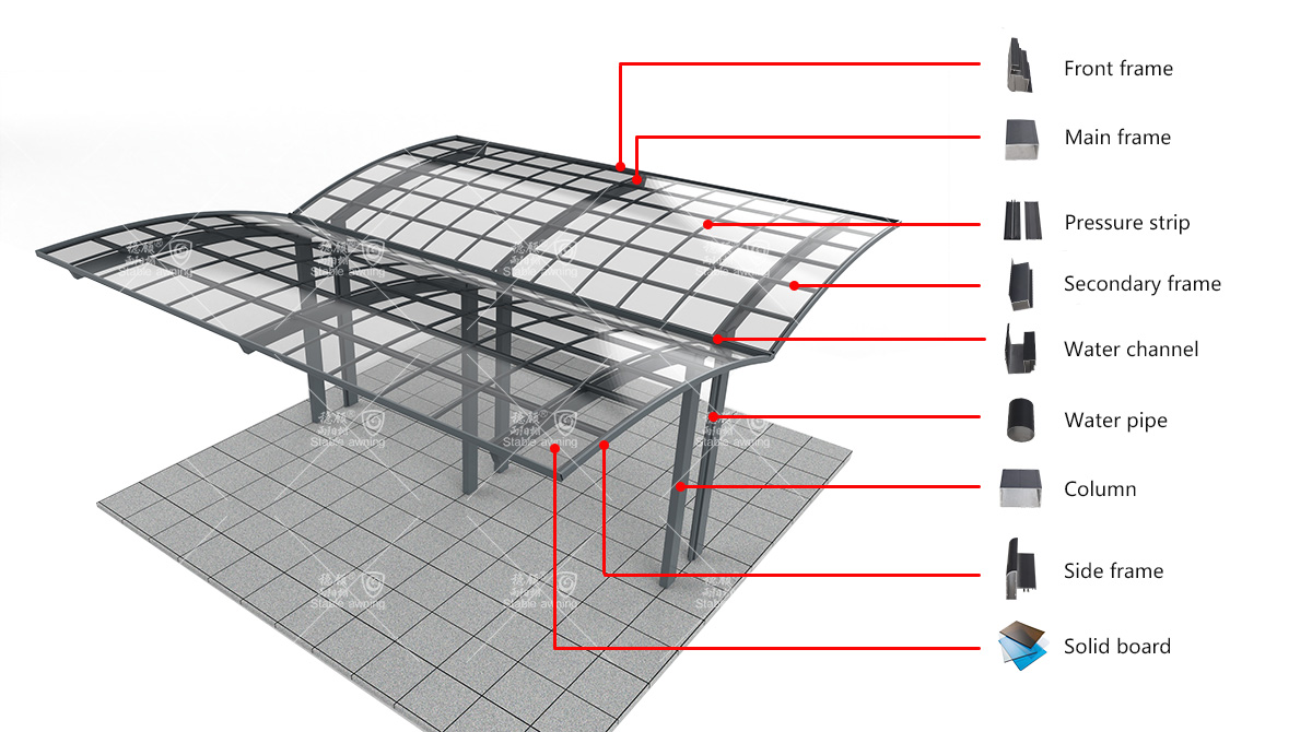 Y Joint Carport or Batteryfly Carport 