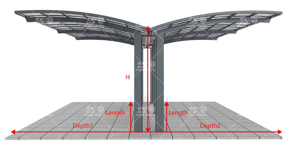 Y Joint Carport or Batteryfly Carport 