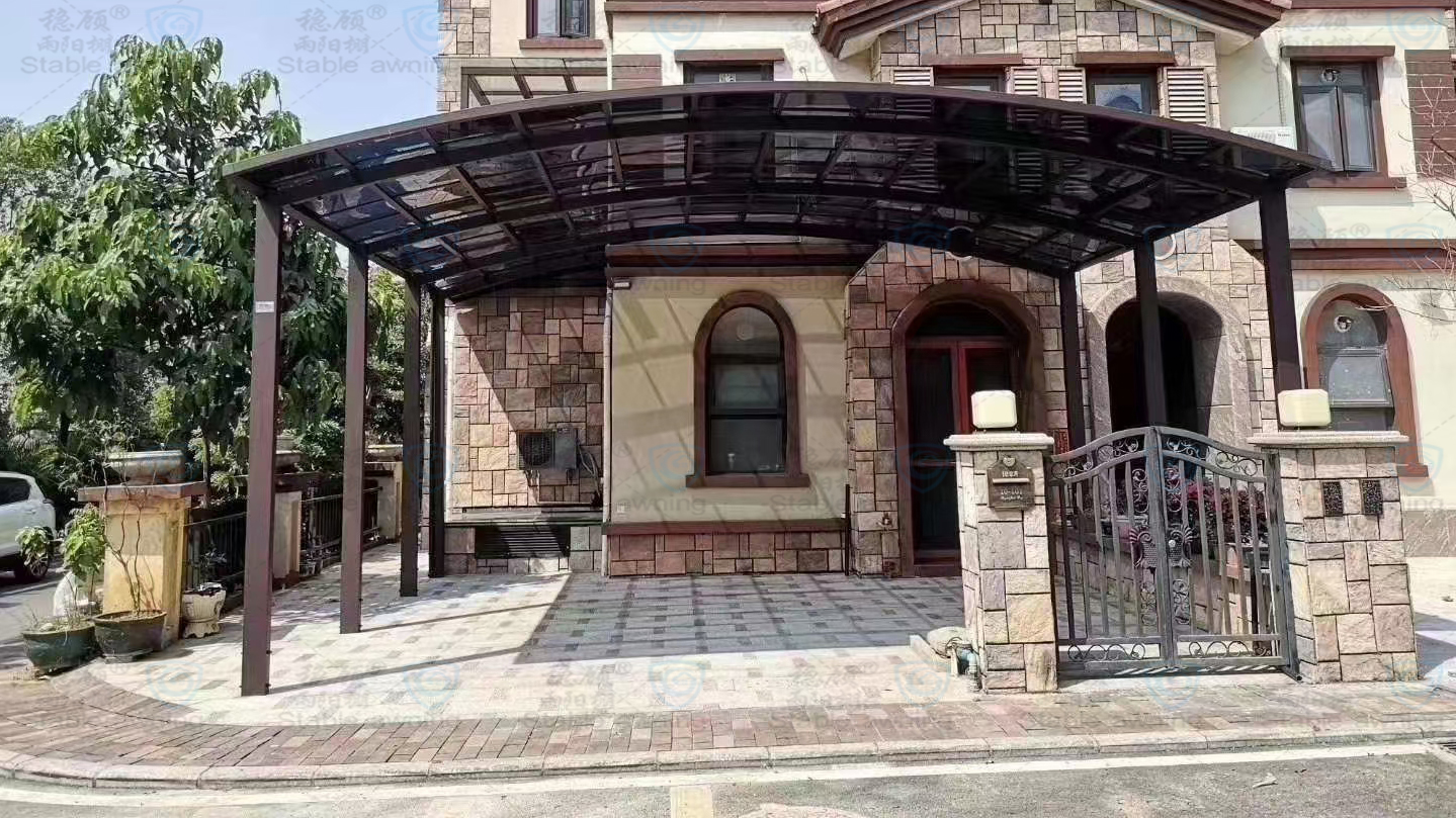 Canopy production selection, another good application of polycarbonate (PC) sheet