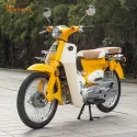 vintage motorcycle yellow