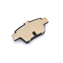 Warranty 24 months Auto Spare Parts Ceramic Premium Front and Rear Brake Pad D398 D398-7287 for ISUZU HE213328Z