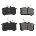 Warranty 24 months Auto Spare Parts Brake Pad D340 D340-7234 D340-7235 for Volkswagen Peugeot OEM 191698451B