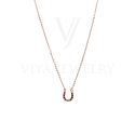 Women Horseshoe Pendant Necklace