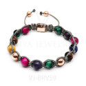 Natural Gemstone Tiger eye beads bracelet 
