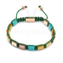 Luxury Square Gemstone beads bracelet