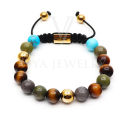 Grade AAA Natural gemstone mix bead bracelet 