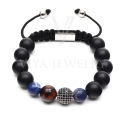 Black Onyx Mix Sodalite beads bracelet