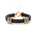 Stingray leather claw bracelet