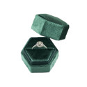 Luxury suede ring packing box
