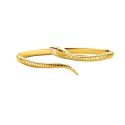 Surgical stainless steel snake bangle