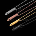 Cool bullet pedant chain necklace