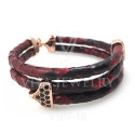 THREE-ROUND-PYTHON-LEATHER-CORDS-BRACELET-VSPT-18--(4)