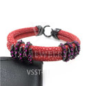 Real-silver-bracelet-with-genuine-stingray-leather-cords-VSST-01-(2)