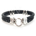 VSST-01-BLACK STINGRAY LEATHER ADD SILVER CLASP (6)